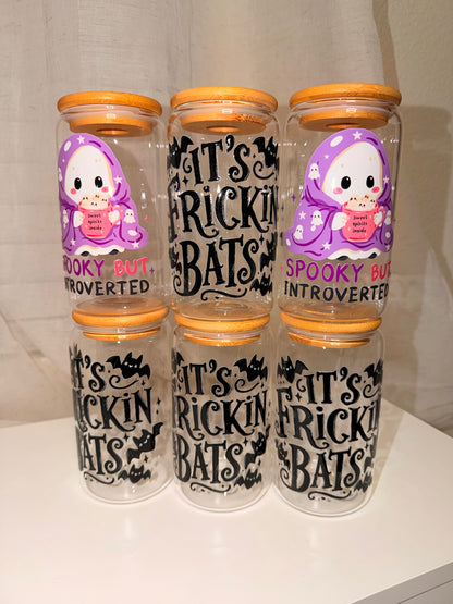 Spooky Season Glass Cups 👻 | Last Chance | 💜 ONLY 2 LEFT 🦇