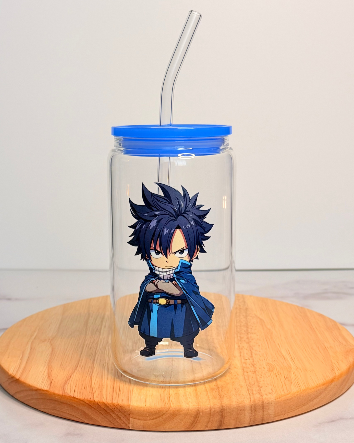 Gray | Iced Coffee Glass