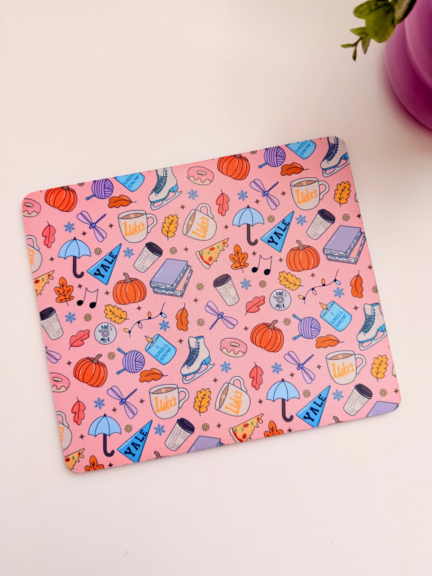 Cozy Small Town Fall Mouse Pad ✨ LAST ONE ✨