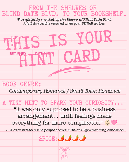 Romance Blind Date #R001