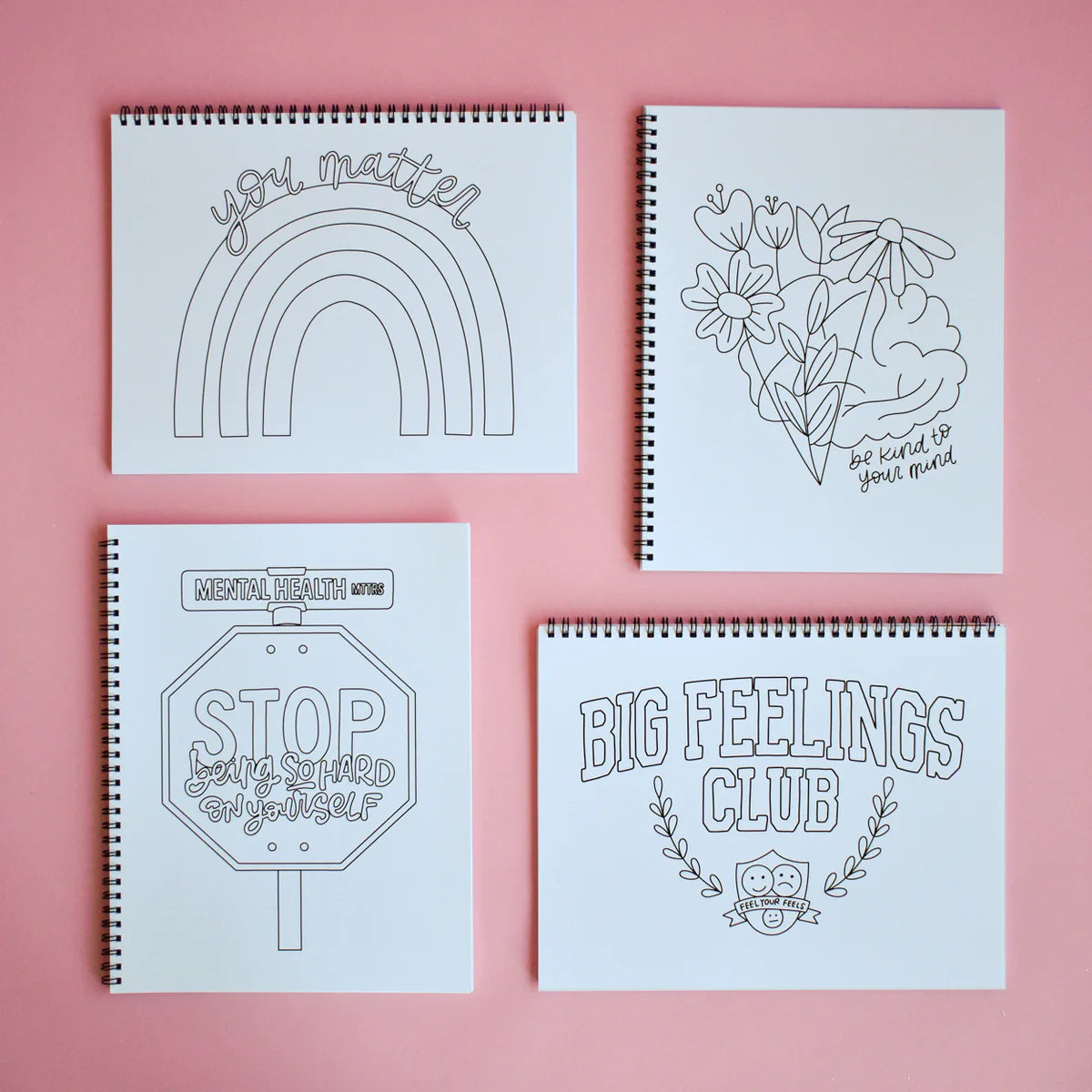 Mental Health Coloring Book