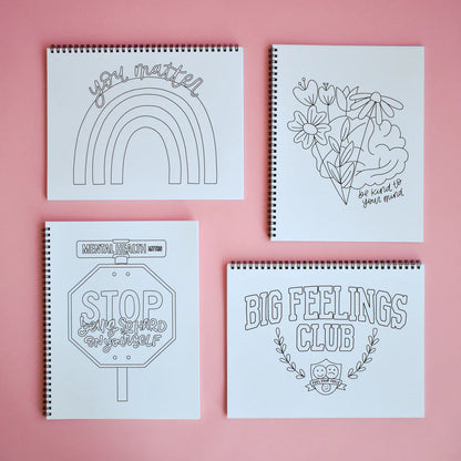 Mental Health Coloring Book
