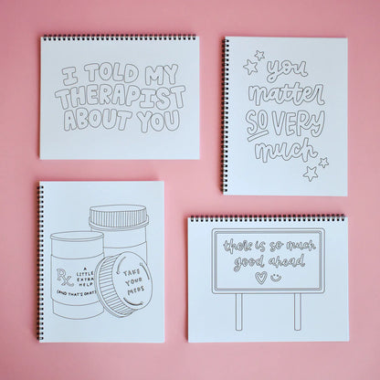 Mental Health Coloring Book