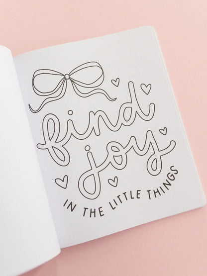 Bows & Blooms Coloring Book