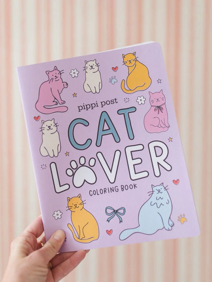 Cat Lover Coloring Book