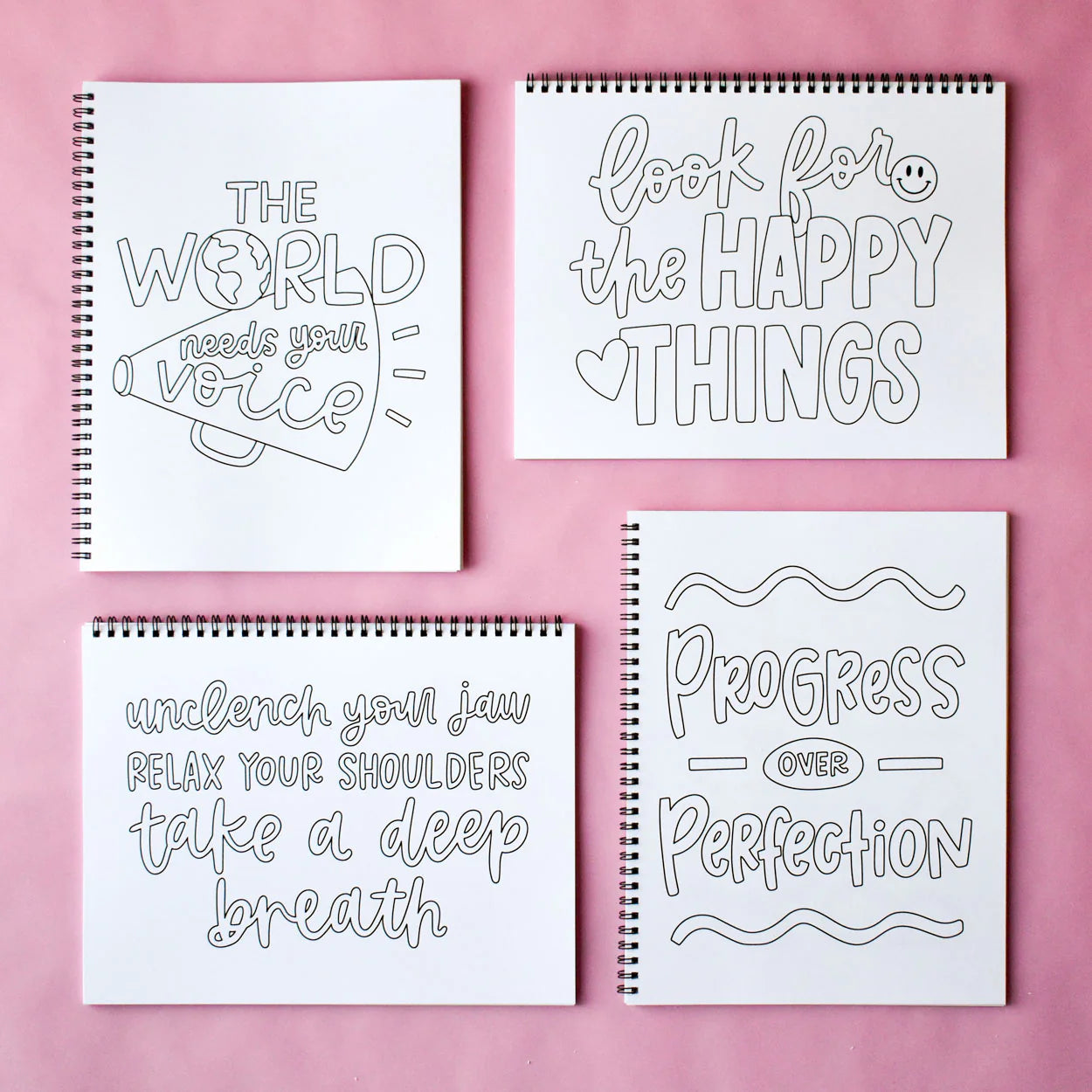 Words to Live By Coloring Book