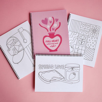 Full Heart Coloring Book