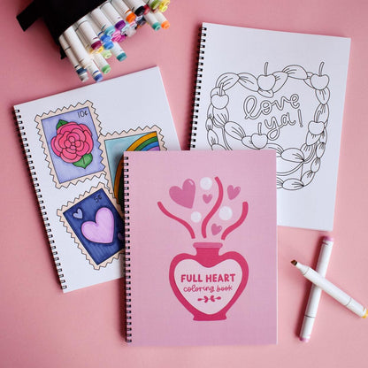 Full Heart Coloring Book