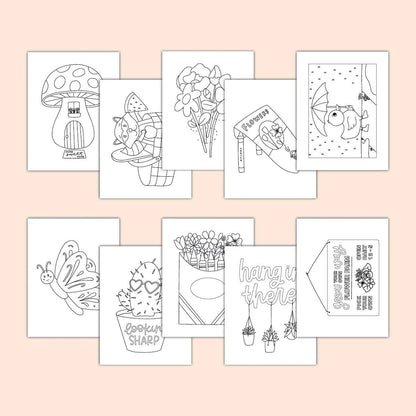 In the Garden Coloring Book