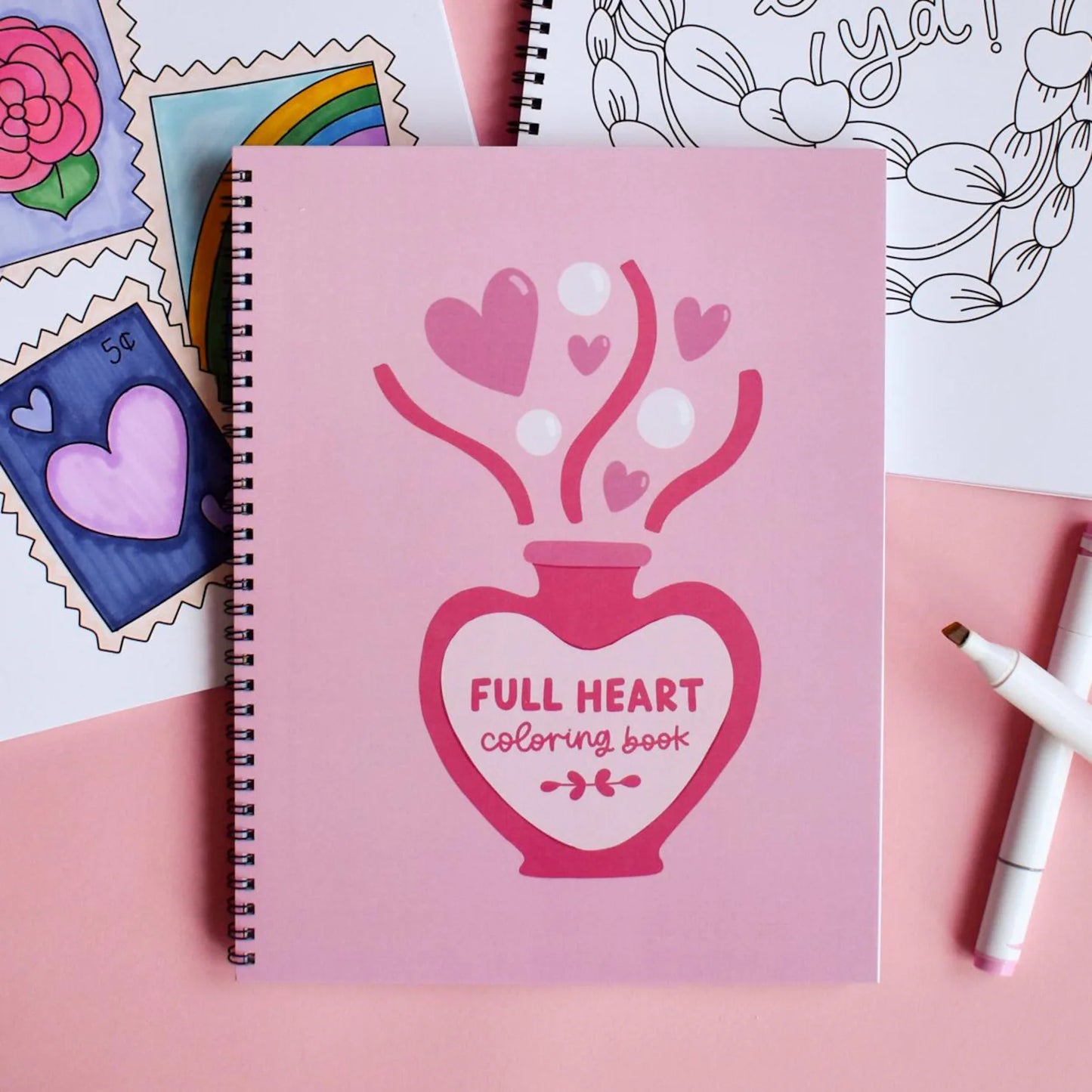 Full Heart Coloring Book