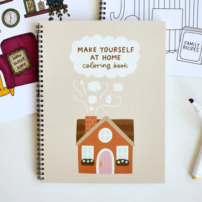 Make Yourself At Home Coloring Book
