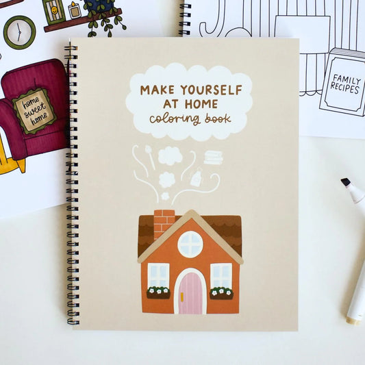 Make Yourself At Home Coloring Book